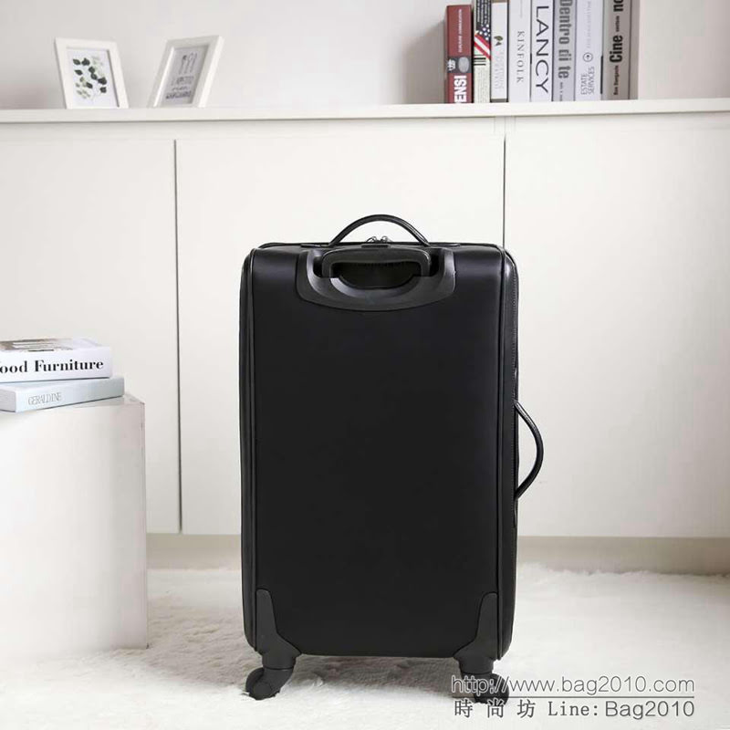 GUCCI古馳 16寸航空登機箱 義大利進口降落傘布 古馳經典編織紅綠帶 超順滑萬向輪拉杆箱  xbt1146